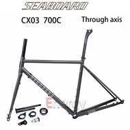 SEABOARD CX03 Disc brake version Barrel axle version Ultra light Racing bicycle TSII frame 700 * 23-