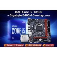 Intel i5-10500 + B460M Gaming Motherboard Combo LGA1200 DDR4 NVMe Gaming Office PC