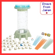 Mattel Games Jurassic World Dominion Car Plunk! Raptors Game Tower Stick Toy Velociraptor Dinosaur C