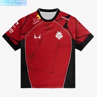 G2 ESPORTS 2026 Men's Red Team Sports And Fitness Jersey Uniform