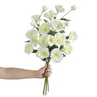 70CM 4Heads Artificial Bouquet Long Stem Eustoma Flower Lisianthus Artificial Flower for DIY Wedding