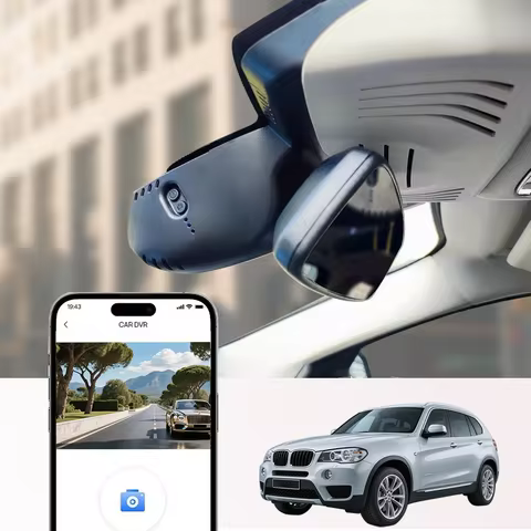 4K HD Plug and Play WIFi Car DVR Dash Cam For BMW X3 X3M iX3 G01 G08 2018 a 2023 X5 G05 X7 3Series 4