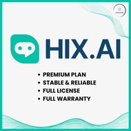 HIX AI Premium Access | Humanize Text + AI Bypass + Writer Tool Pro