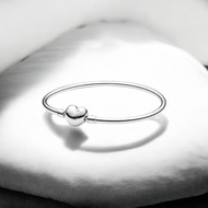 Bangle Bracelet Charm Love clasp silver - DIY Plain Bangle Bracelet