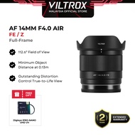 VILTROX AF 14mm F4.0 Air FE/Z Full-Frame Autofocus Lens for SONY E-Mount NIKON Z-Mount Cameras