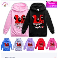 Hoodies Kids New Squid Game Unisex Boys Girls LongSleeve Sweater in Trend
