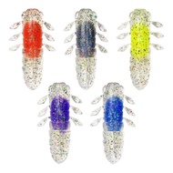 BS* 10Pcs Artificial Cicada Lures Topwater Swimming Lures Baits Simulation Cicada Swimbaits Baits Fl