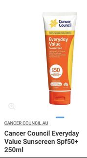 Cancer Council Everyday Value SPF50+ 防曬乳