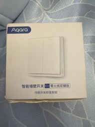 全新 Aqara 智能牆壁開關 E1 零火線雙鍵版
