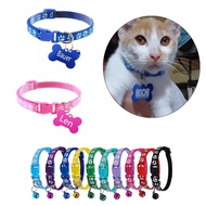 Personalized Dog Brand With Collar Pet Name Tag  Dog Cat Tag Customized Engraved Name Tags