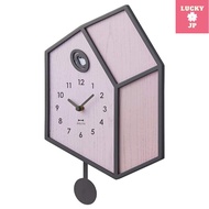 BRUNO Bruno Illustration Pendulum Clock BCW041 (Pink)