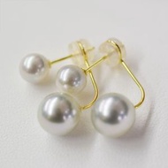 Hirayyama Kaiyo Akoya 珍珠NATURAL顏色耳環