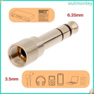 WU Headphone Adapter 3 5mm Female to 6 35mm Male 1 4 inch to 1 8 inch Stereo Aux