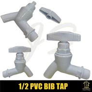 1/2 PVC Bib Tap. Plastic Tap. Removable Key PVC Bib Water Tap. Faucet Tap. Garden Tap. Pili Paip Air