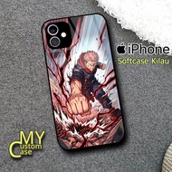 {MCC468} Glossy Softcase iphone 11 12 13 14 15 Mini X XR 6 7 8 Case IP Premium Shiny Mirror ANIME MO