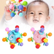 Baby Infant Rattle Toys 6 Month Toys Teether Baby Baby 1 Tahun Mainan Toys Manhattan Round Ball 寶寶 玩
