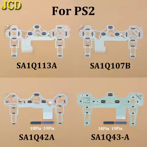 JCD 1 Piece Ribbon Circuit Board Joystick Flex Cable Conductive Film For PS2 SA1Q42A SA1Q43-A SA1Q10