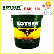 ◷ ◴ ❁ Boysen Permacoat Latex Pail 16L Arcylic Paint 16 Liters Semi Gloss Flat Latex 701 715 710 Con