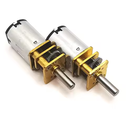 DC 3V/6V/12V N20 Mini Micro Metal Gear Motor with Gearwheel DC Motors 15/30/50/60/100/200/300/500/10
