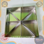 20x20 cm triangular brownie pan with 8 compartments Butterfly divider pan
