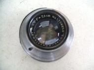 【AB的店】稀有烏龍鯊 WOLLENSAK 75mm f4.5鏡頭有光圈可改135片幅