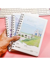 A5 Thickened Cartoon Hardcover Spiral Notebook - The Perfect School Notes, Office Writing, Diary Of