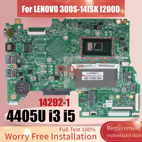 For LENOVO 300S-14ISK I2000 Laptop Motherboard 14292-1 4405U i3-6100U i5-6200U 5B20K36404 5B20K36387