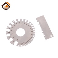 CheeseArrow 0-36 Round AWG SWG Wire Gauge Thiness Ruler Gauge Diameter Stainless Steel Measurer Tool