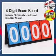 【 22 Estore 】4 Digit Score Board Basketball Soccer Scoreboard for Basketball Football Badminton Voll