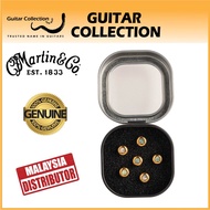 Martin 18APP0014 Luxe Liquidmetal Bridge Pin Set | Gold with Pearl Dot Inlay