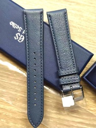 Grand Seiko GS 冠藍獅藍色皮革錶帶(内尺寸~21mm &日本產)(想找絕版/特別版/限量版瑞士，德國，意大利，美國，日本手錶可以到本網店查詢)