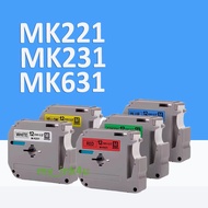 12mm MK Tape MK231 Compatible Brother MK 231 MK231 Brother Label Tape for PT-M95 PT-90 PT-85 PT-70 P
