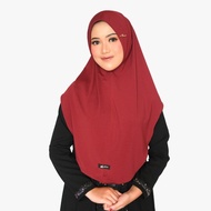 Yakin Alwira. Bergo Marwah Hijab Instan Malay Jersey