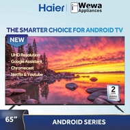 Haier 65" Inch 4K UHD Smart Android TV H65K66UG | Netflix Youtube