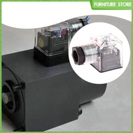 [Wishshopeelxj] Solenoid Valve Plug 24V with Light Device Clear Solenoid Coil Connector