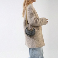 Summer New Fashion Retro Business Travel Holiday Office Casual Leopard Crescent Moon Women's Chain C