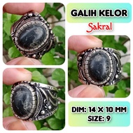 Agate ring, old school ring, sacred.28