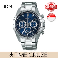 [Time Cruze] Seiko JDM SBTR011 Spirit Chronograph Blue Dial Quartz Men Watch