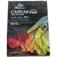 Phoenix  9x12' Artist Canvas Paper Pad 300gsm 10sheets E5500 9x12