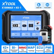 XTOOL X100MAX with KS-1 IMMO Key Programmer AI-Assisted Wireless Car Diagnostic Tools Topology Map