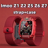 [Ready Stock] Cartoon Braided Magnetic Strap+Protective Case Imoo Z1 Z2 Z5 Z6 Z7 Children's Watch St
