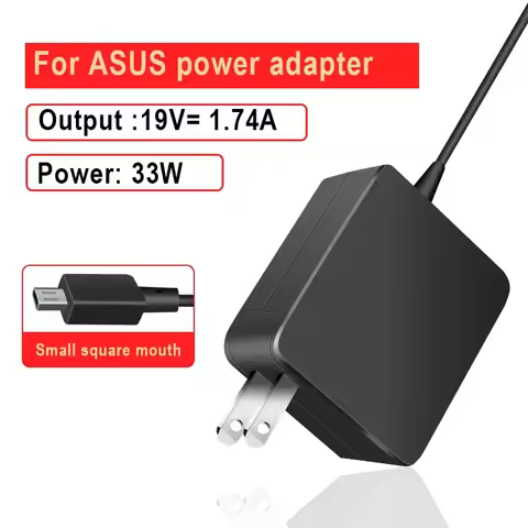 19V 1.75A 33W AC Adapter Power Supply Laptop Charger For Asus E200 E200H E200HA E202S E202SA TP200S 