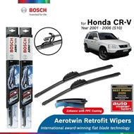 Bosch Aerotwin Retrofit U Hook Wiper Set for Honda CRV / CRV S10 2nd Gen (21"/20")