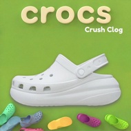 [COD] Original CROCS CRUSH CLOG/ Crocs Classic Clog Women's Sandals- White