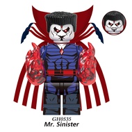 G0167 Xman Magneto Madelyne Bishop Mr. Sinister Sentinel Morph Super Heroes Bricks Building Block Fi