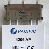 Bộ Chia truyền hình cáp  chia tivi chia tín hiệu PACIFIC <1 RA 6 > 4206P