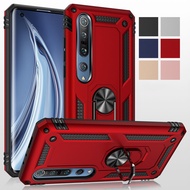 Xiaomi Mi Note 10 Ultra 10S 10T Pro Lite ​Case Armor Shockproof Magnetic Ring Stand Hard PC + Silicone TPU Cover Casing