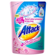 Attack Detergent Liquid + Softener Refill (1.4kg) Attack Liquid Detergent