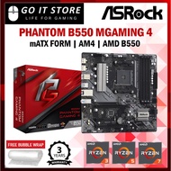 ASROCK B550M Phantom Gaming 4 mATX Motherboard + AMD Ryzen 3000 / 5000 Series Processor (3200G 5500 