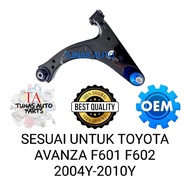 [ HIGH QUALITY ] LOWER ARM TOYOTA AVANZA 1.3 1.5 F601 F602